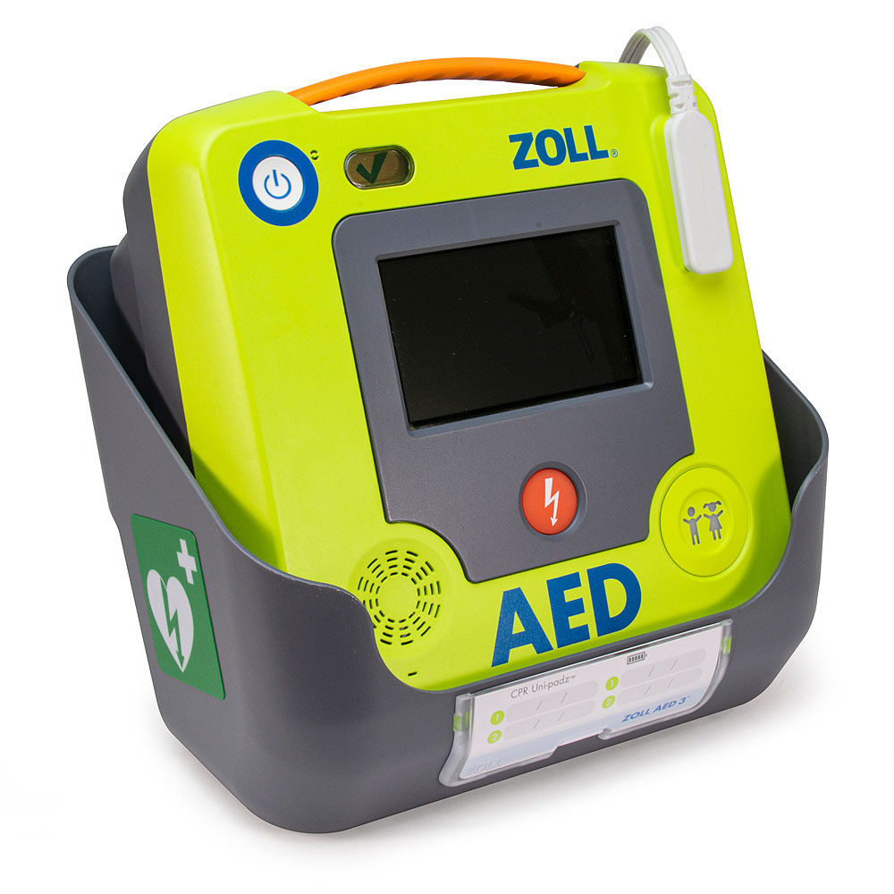 Wall mount bracket for ZOLL AED 3