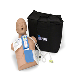 AED Plus demo kit with manikin