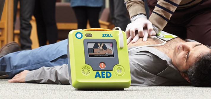 ZOLL AED 3 defibrillator alternate view