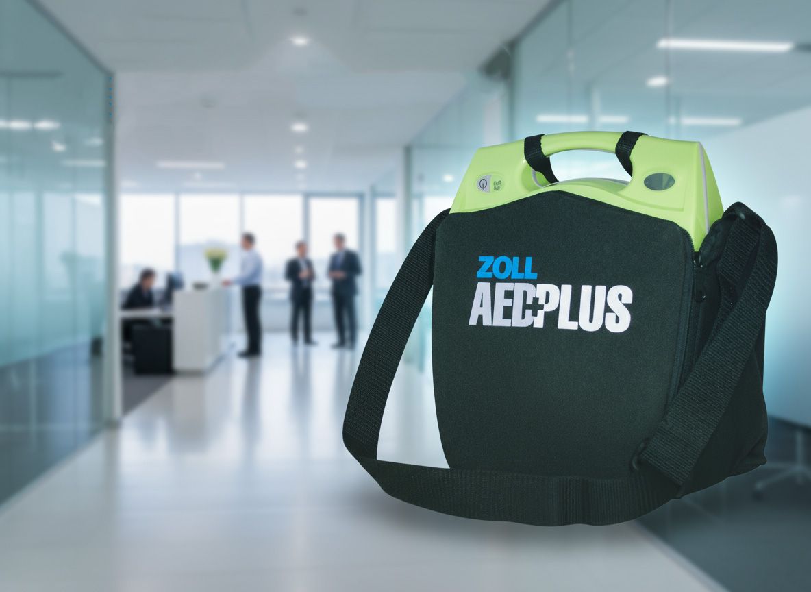 ZOLL AED Plus defibrillator with carry case